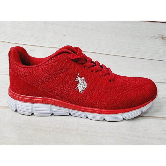 U.S. Polo Assn. Mesh Red Running Women's Shoe Size 6 - Picture 10 of 16